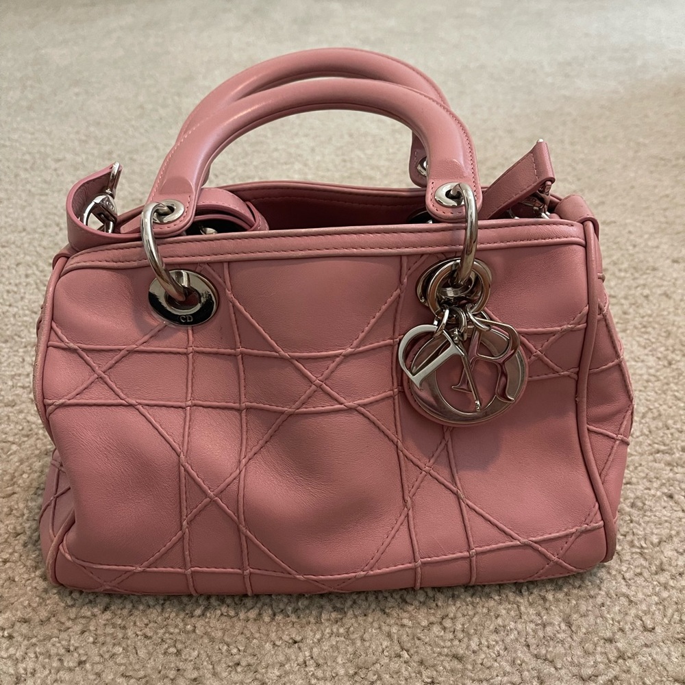 Christian Dior Granville leather handbag